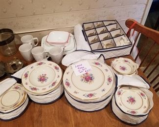 Lenox Rose J-300 set of China 