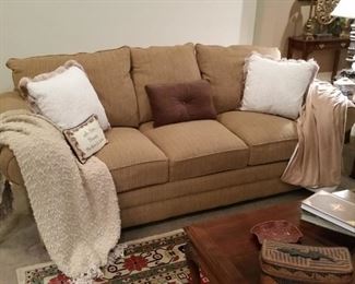 One of three sofas that are in excellent to like new condition