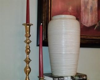 large vase by Monmouth Pottery