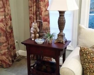 Oriental style accent table