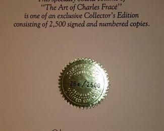 There are several signed prints throughout the house