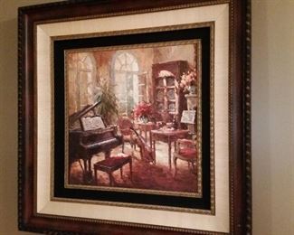 A closer look at the oil painting