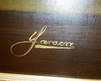 The artist's signature