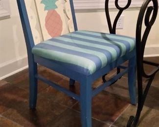 A closer look at one of the chairs