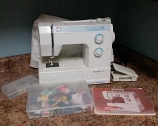 Bernette 715 sewing machine and accessories