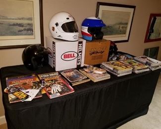 Helmets and Star Wars memorabilia
