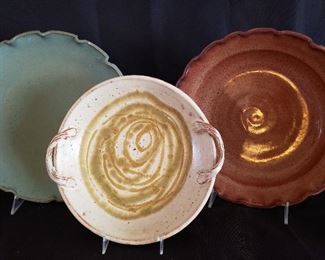 There are dozens of clay potter plates