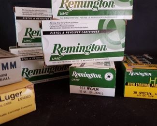 .357, .38 Sp and 9mm pistol ammo