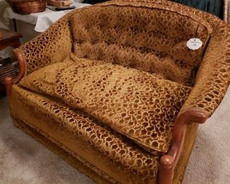 Funky loveseat (it's a rocker, too)