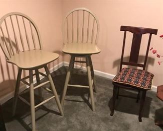 Bar stools and chairs