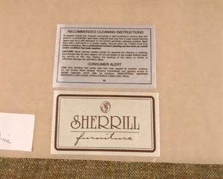 Sherrill sofa and chair