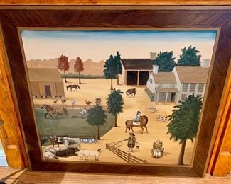 47. Faux Painted Mantle (64" x 53" ht) (Fireplace Opening 44")