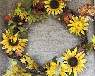 Sunflower Wreath