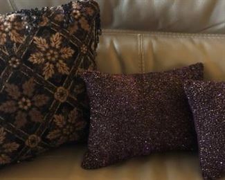 Beaded Pillows 