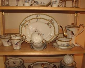 Haviland Limoges Bamboo pattern dinnerware