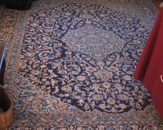 Oriental rug with center medallion