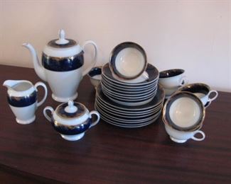 Rosenthal cobalt and gold Frederick The Great pattern