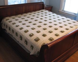 Crocheted coverlet