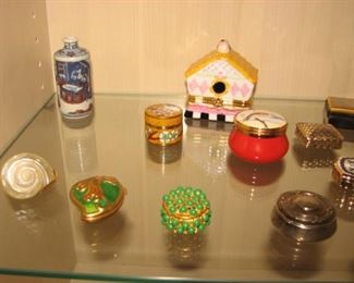Vintage pill boxes