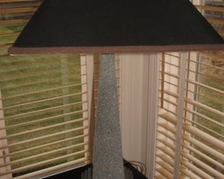 Architectural pyramid lamp