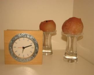 Lenox crystal candle holders