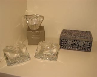 Tipperary "Infinity" crystal votive