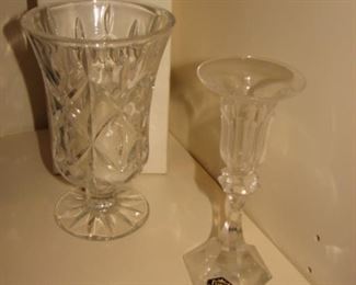 Block Crystal vase, St. Louis Crystal