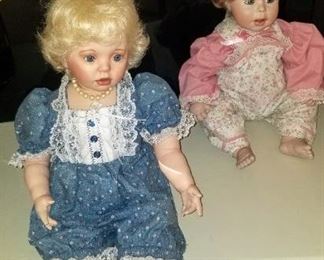 Beautiful Dolls made by the homeowner