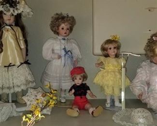Beautiful Dolls made by the homeowner