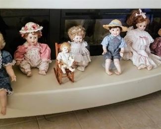 Happy Dolls made by the homeowner 