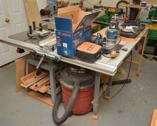 Bosch router and more