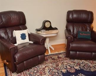 table is still available, recliners and clock sold