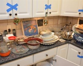 graters, strainers, platters, trivets, miscellaneous