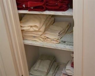 bath towels, wash cloths, beach towels