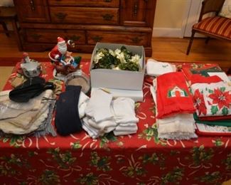 Christmas towels, socks