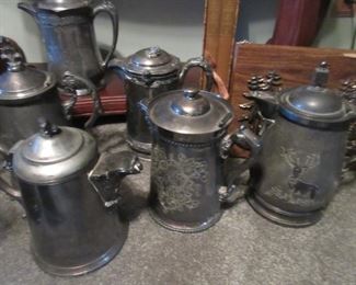 Victorian water pitchers