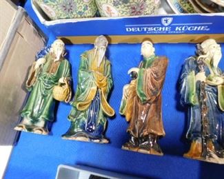 Chinese Mudmen figurines