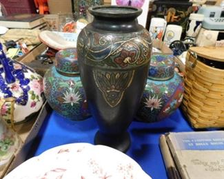 Antique Cloisonne vase