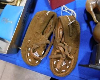 Vintage Leather Moccasins