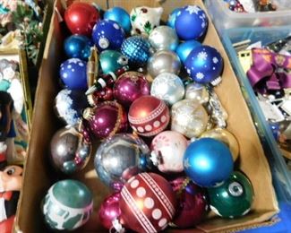 Vintage Christmas ornaments