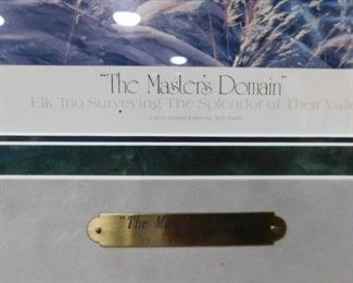 Terry Redlin The Master's Domain signed print