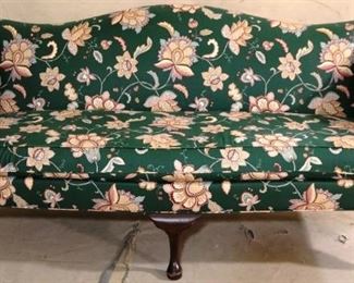 Queen Anne sofa by Hickory Chair