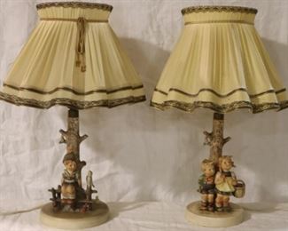 Pair of Hummel table lamps