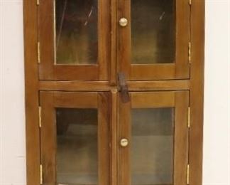 Bow front bar cabinet