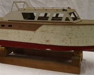 Vintage model boat