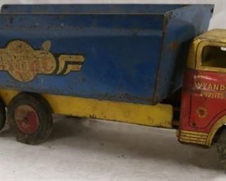 Vintage Wyandotte toy dump truck