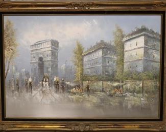 Artist signed French painting