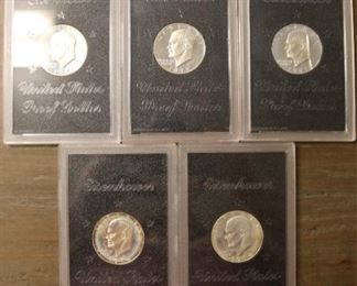 1971-72-74 Silver Proof Ikes