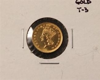 1883 Type 3 $1 Gold Liberty