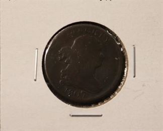 1807 Draped Bust half cent